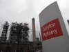 File picture shows the Coryton oil refinery in south-eastern England