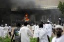 Sudanese demonstrators attack the U.S. embassy in Khartoum