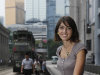 Maria Adele Carrai of Italy poses in Central, Hong Kong, Wednesday, Sept. 19, 2012. Maria Adele Carrai has two master degrees from Italian universities in economics and Asian languages and is now earning her PhD in international law in Hong Kong. Her linguist credentials are formidable: besides native Italian, they include nearly flawless English, a rarity in Italy; French, Arabic, Japanese and now Mandarin. (AP Photo/Kin Cheung)