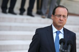 France's President Francois Hollande pictured at the …