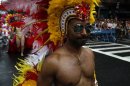 People take part in the Gay Pride Parade in New York