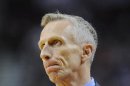 Foto de archivo del 3 de marzo de 2013 del entrenador de los Bobcats de Charlotte, Mike Dunlap. Dulpa fue despedido el martes, 23 de abril de 2013. (AP Photo/Greg Wahl-Stephens, File)