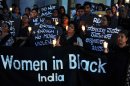 In this photograph taken on December 21, 2012, Indian activists stage a demonstration in Bangalore