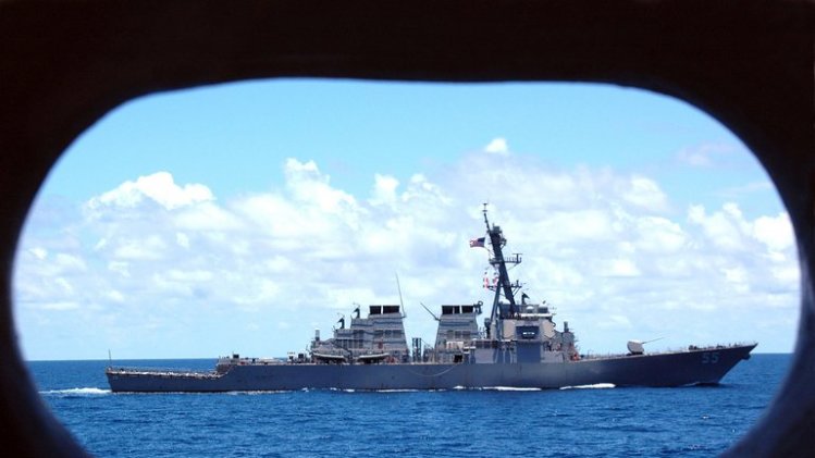 The USS Stout (DDG 55) is seen in this file picture downloaded from the US Navy website, dated July 20, 2005