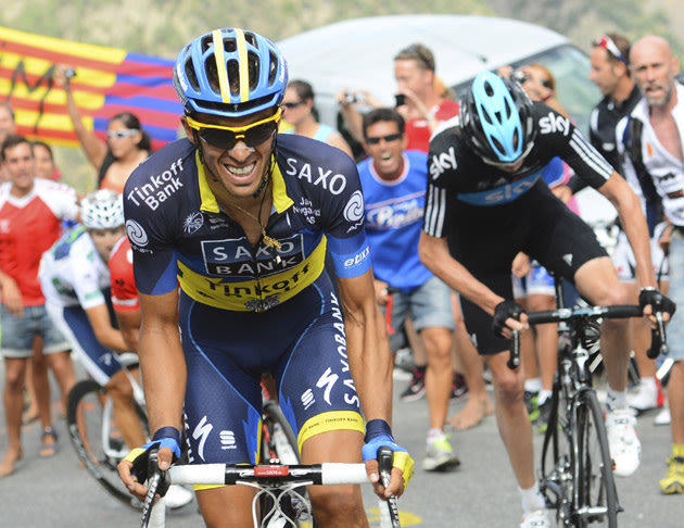 Photo: Spain's Alberto Contador. 