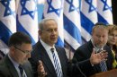 Israel's Prime Minister Netanyahu attends a special cabinet meeting in Jerusalem in commemoration of Menahem Begin