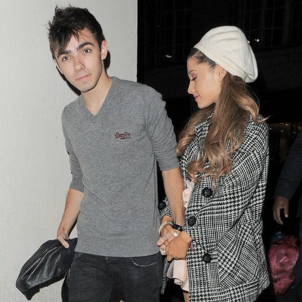 Nathan Sykes and new girlfriend Ariana Grande enjoy romantic meal in London - Mirror Online