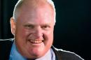 Toronto Mayor Rob Ford smiles during his first appearance since being released from the hospital where he was undergoing cancer treatment in Toronto in this file photo