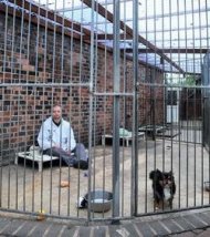 Sean Le Vegan va vivre pendant 35 jours dans une cage comme un chien abandonné Sean-le-vegan-dans-sa-future-demeure-au-manchester-dog-s-house_130840_w250