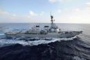 U.S. Navy fires at Iranian vessels