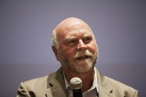 Venter speaks during a symposium on "The Future …