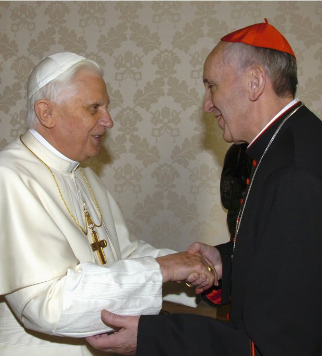 File photo of Pope Benedict …