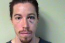 This photo provided by the Metropolitan Nashville Police Department shows Shaun White. A police report says the two-time Olympic gold medalist snowboarder was charged with vandalism after an employee at a Nashville hotel saw him break a phone there. He is charged with vandalism of $500 or less. (AP Photo/Metropolitan Nashville, Tenn., Police Dept.)
