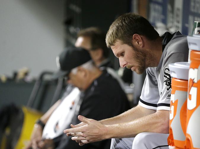 Chris Sale's future with the White Sox gets a little murkier are he was involved in a clubhouse incident. (AP)