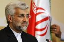 Iran's chief negotiator Saeed Jalili attends a news conference after the talks on Iran's nuclear programme in Almaty