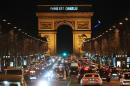 The slogan 'Paris est Charlie' ('Paris is Charlie') is projected onto the Arc de Triomphe in Paris on January 9, 2015, in tribute to the victims of a deadly attack on the headquarters of French satirical weekly Charlie Hebdo