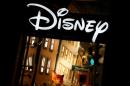 FILE PHOTO - The logo of the Disney store on the Champs Elysee is seen in Paris
