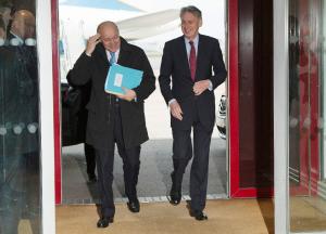 British Foreign Secretary Philip Hammond (R) welcomes&nbsp;&hellip;