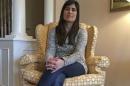 Naghmeh Abedini is pictured in the home of her parents in West Boise, Idaho