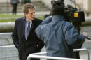 Actor Hugh Grant, a high profile campaigner on press intrusion, arrives to attend the release of Lord Justice Brian Leveson report on media practices in central London