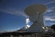 O Grande Telescópio Milimétrico sobre o vulcão Sierra Negra, no estado mexicano de Puebla