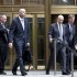 Goldman Sachs Chairman and Chief Executive Blankfein leaves the Manhattan federal court in New York