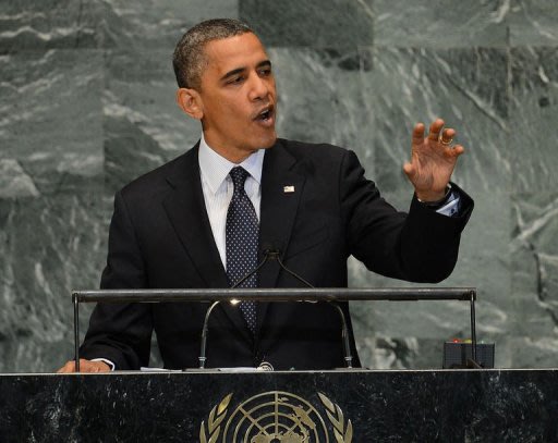 El presidente Obama habla ante la Asamblea General