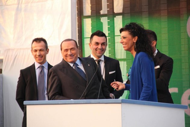 Berlusconi sul palco Green Power