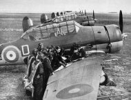 Aviões em posição durante a 1ª Guerra Mundial