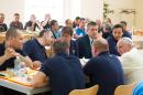 Pope Francisnhas lunch at the Vatican workers' cafeteria, Friday