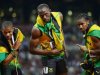 Usain Bolt led a Jamaican 1-2-3 in Thursday's Olympic 200m final