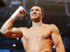 Ukranian boxer Wladimir Klitschko reacts after beating German-Italian Francesco Pianeta with knockout in a WBA-, IBF,- WBO- and IBO heavyweight world championship fight in Mannheim, Saturday, May 4, 2013.(AP Photo/Michael Probst)