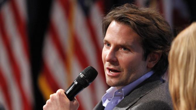 Actor Bradley Cooper speaks on a panel during the launch event for &quot;Got Your 6,&quot; a multifaceted program that includes encouraging film and television to include characters who are veterans, Friday, Jan. 30, 2015, at the National Geographic Society in Washington. (AP Photo/Jacquelyn Martin)