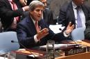 US Secretary of State John Kerry chairs a meeting of the United Nations Security Council September 19, 2014
