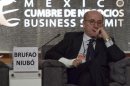 Brufau, chairman of Spanish oil company Repsol, attends the Business Summit 2012 in Queretaro