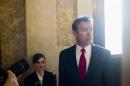 Senator Rand Paul (R-KY) arrives for the Republican weekly policy luncheon on Capitol Hill