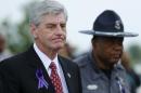 Mississippi, Governor Phil Bryant arrives to attend B.B. King's funeral in Indianola, Mississippi