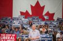 In power since 2006, Canadian Prime Minister Stephen Harper is seeking a fourth mandate, hoping to hold on to key Conservative support in the western plains and in suburban Toronto