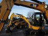CAT machines are seen on a lot at Milton CAT in North Reading, Massachusetts