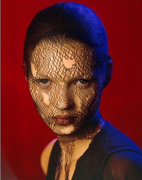 This image made available by Christie's auction house on Wednesday July 3, 2013 shows an image of British model Kate Moss, 'Kate Moss in Torn Veil', Marrakech, 1993 by Albert Watson. Few people have been photographed more often than Kate Moss, and some of the most famous images of the supermodel are going under the hammer at a Christie's auction in London on Sept. 25. (AP Photo/Christie's)