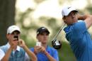 Rory McIlroy of Northern Ireland in action during the pro am event prior to The Barclays at the Ridgewood Country Club on August 20, 2014 in Paramus, New Jersey