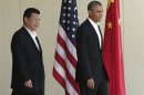 U.S. President Obama meets Chinese President Xi at Annenberg Retreat at Sunnylands in Rancho Mirage