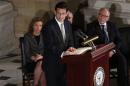U.S. House Majority Leader Cantor speaks at Anne Frank Tree Dedication Ceremony on Capitol Hill in Washington