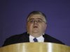 Mexico's central bank governor Carstens speaks during Monetary Authority of Singapore lecture in Singapore