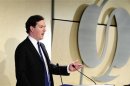 Britain's Chancellor of the Exchequer George Osborne speaks at the annual meeting of the European Bank for Reconstruction and Development, in central London