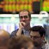 Traders work in the oil options pit at the New York Mercantile Exchange, Thursday, May 24, 2012. Oil lingered near seven-month lows around $90 a barrel Thursday in Asia as Europe's debt crisis festers and China's economy continues to slow. (AP Photo/Richard Drew)