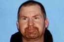 This undated photo released by the Shasta County Sheriff's office shows Shane Miller, 45, who is suspected of a triple homicide at his home in rural Northern California. Shasta County Sheriff's Lt. Tom Campbell said Miller remained on the loose on Wednesday, May, 8, 2013, a day after the killings six miles west of Shingletown. (AP Photo/Shasta County Sheriff)