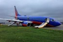 NTSB: Southwest jet's nose gear landed 1st in NY