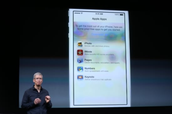 在iOS 7系統中可以輕鬆一指完成安裝
