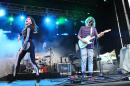 FILE - This May 18, 2013 file photo shows Hannah Hooper, left, and Christian Zucconi of Grouplove performing as part of Party in the Park at Centennial Olympic Park in Atlanta. Grouplove's, 
